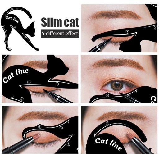 Šablóna na líčenie CAT LINE Linky CAT EYE