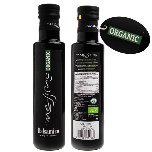 Bio balzamikový ocot Messino BIO 250 ml Papadeas, Classic z Grécka