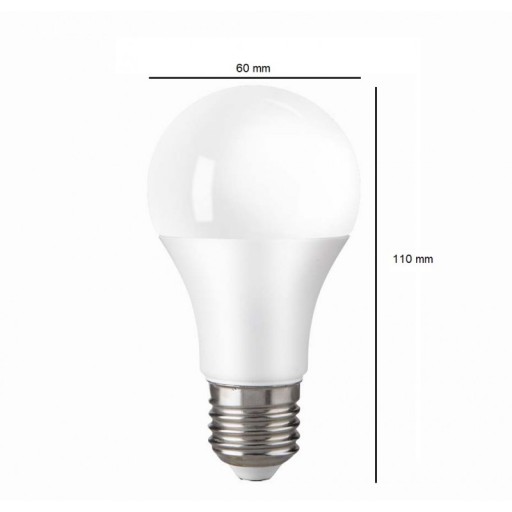 LED ŽIAROVKA A60 12W 12V 24V 36V 48V AC/DC 4000K