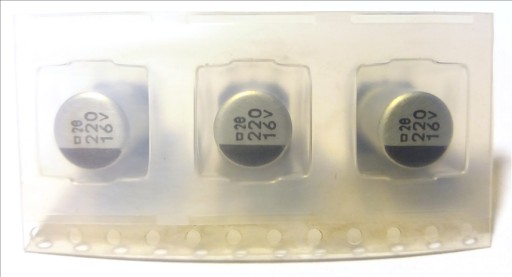 Kondenzátor 220uF 16V SMD x10 Výpredaj LACNO!!!