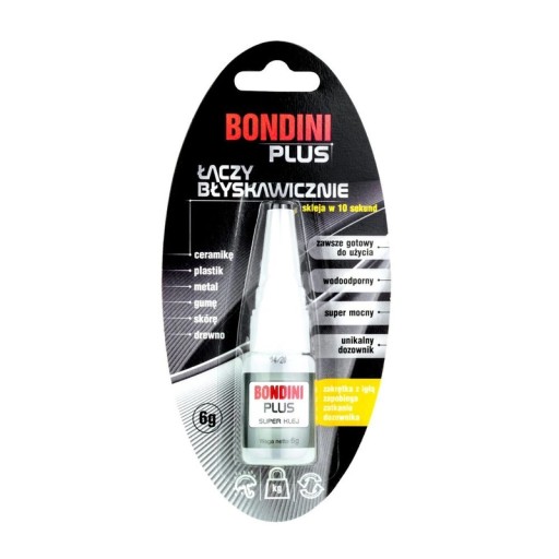 VODEODOLNÉ LEPIDLO BONDINI PLUS - SUPER SILNÉ lepí za 10 sekúnd