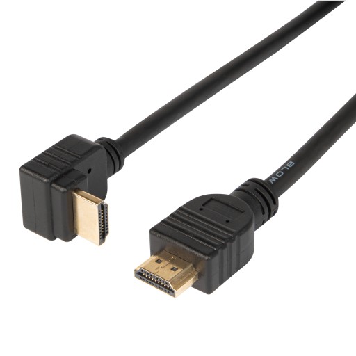 HDMI 2.0 KÁBLOVÝ UHEL 90° TOP FULL HD 4K 3D VIDEO AUDIO HDR 1,5M