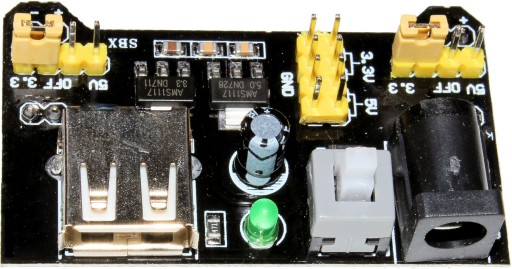 NAPÁJACÍ MODUL PRE MOSTÍK 5V 3,3V MB102