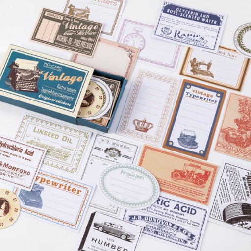 Retro Scrapbookingové nálepky na Scrapbookingové steny
