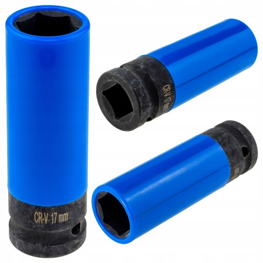 NÁRAZOVÁ ZÁSUVKA PRE HLINÍKOVÉ KOLESÁ 17 MM 1/2 ZLIATinové KOLESÁ DLHÉ 78 MM CR-V