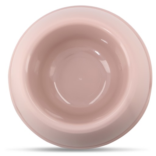 Plastová miska pre psov S, 0,38L, béžová, priem 17 cm,