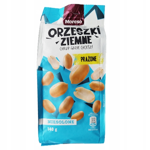 Moreso Arašidy pražené bez soli 140 g