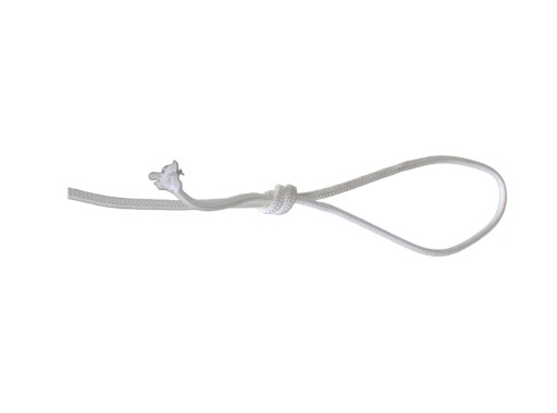 lano Splietané polypropylénové lano 2mm biele 20m
