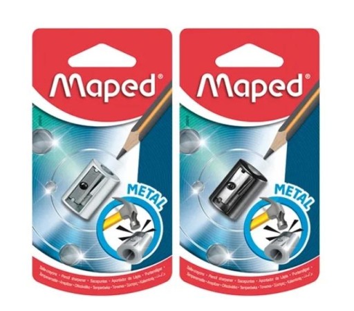 SATELLITE MAPED malé kovové strúhadlo na pastelky