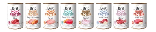 BRIT Mono Protein Turkey vlhké krmivo pre psov Turecko 400g HYPOALERGÉNNE