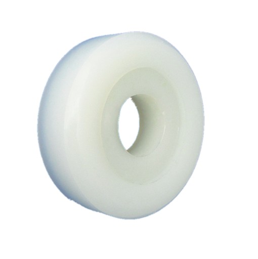 Polyamidový valček na brány bez ložísk, priemer 60mm, priemer 20mm