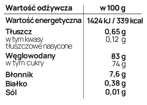 Celé sušené brusnice 500g Wenatural - USA VEĽKÉ SLADKÉ CEL