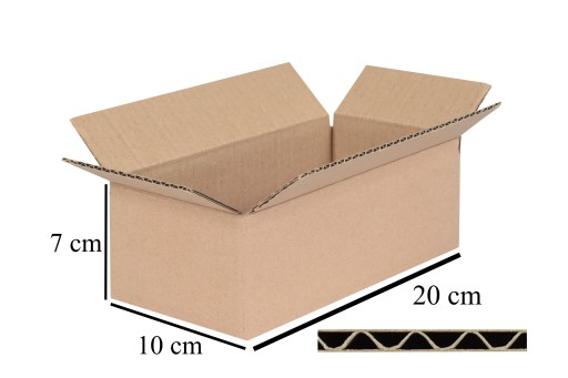 Kartónové škatule InPost Boxes Veľkosť A 200x100x70 sada 25 ks