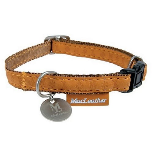 Zolux Mac Kožený nastaviteľný golier 15mm Shih Tzu