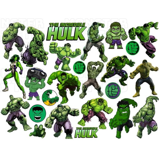 UMÝVAJÚCE DOČASNÉ TETOVANIE PRE DETI DETI HULK ORIGINÁLNE DIZAJNY