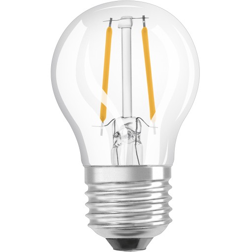 LED žiarovka SMALL BALL E27 1,5W = 15W 2700K OSRAM