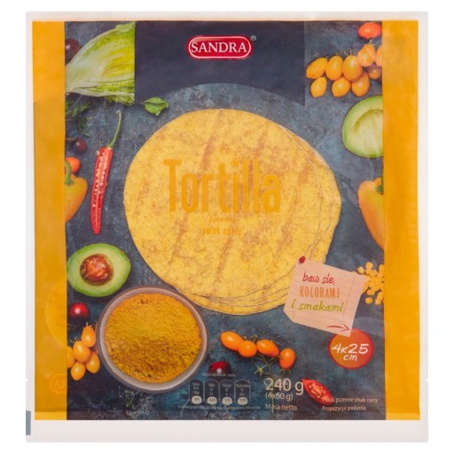 Sandra Tortilla kari 4 kusy 240 g
