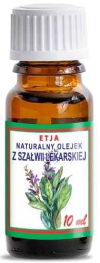 PRÍRODNÝ ŠALVIOVÝ OLEJ Esenciálny olej Etja SAUNOVÝ KÚPEĽ