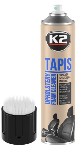 K2 TAPIS + PENOVÁ KEFA NA ČISTENIE ČALÚNENIA