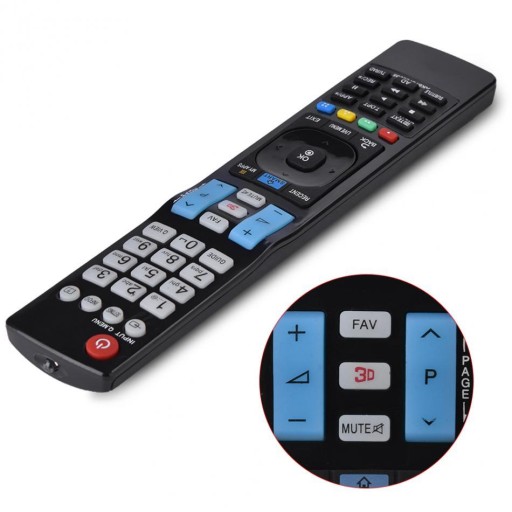 DIAĽKOVÉ OVLÁDANIE PRE LG TV UNIVERSAL HD/UHD/4K/3D/SMART