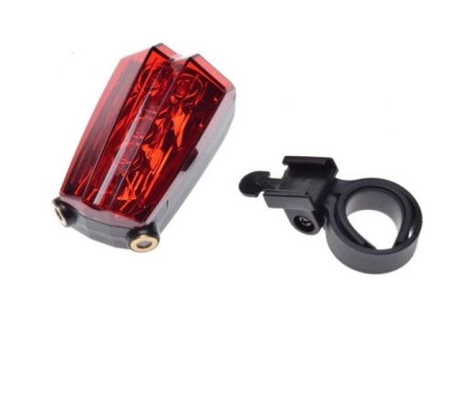WM zadné LED + laserové svetlo na bicykel