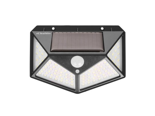 Solárna lampa so súmrakom a pohybovým senzorom 50W K02025