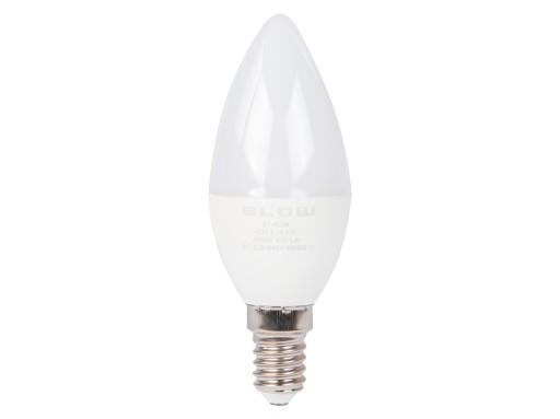 VÝKONNÁ EKO LED ŽIAROVKA NA SVIEČKU E14 5W 450LM NEUTRÁLNA BIELA