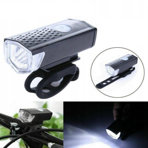 LED LAMPA NA BICYKEL USB PREDNÉ SVETLO NA BICYKEL