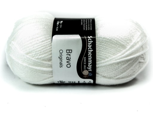 Priadza BRAVO 133 metrov BIELE COLORS 8224