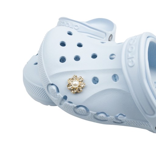 Crocs pin Perla a kamienky Kvetinový pin