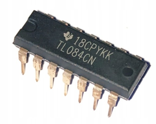 TL084 CN DIP-14 Operačný zosilňovač Original TI