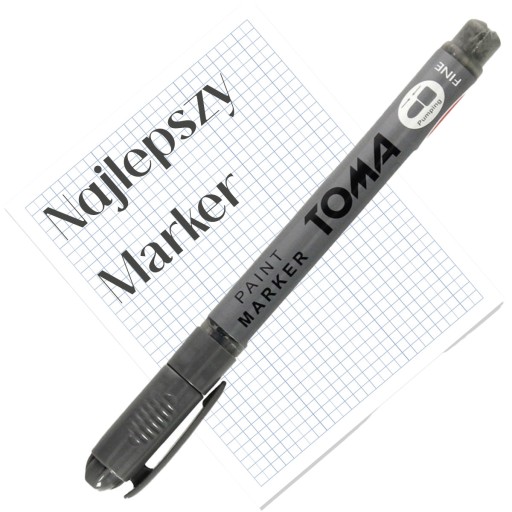 TOMA FINE Oil Marker, Sivý, DOBRÁ KVALITA!