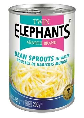 Klíčky fazuľky mungo Twin Elephants 420g