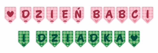 DEKORÁCIA GANLANDY - DEŇ STARÝCH RODIČOV - VEĽKÉ