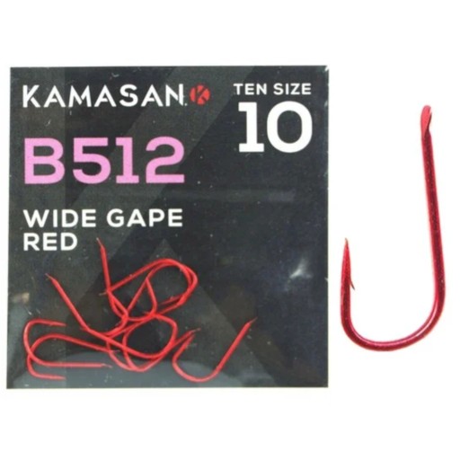 Kamasan Spade Red B512 Ostnaté háky č.18