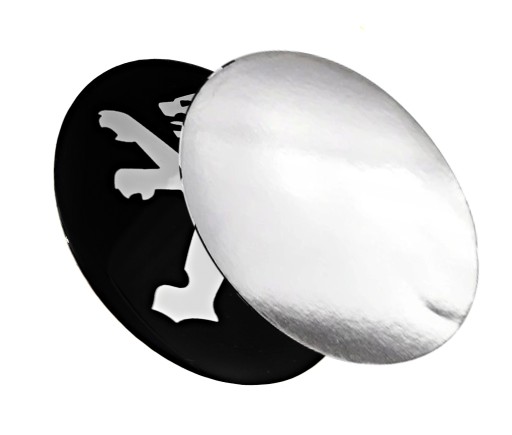 Silikónové emblémy odznaky 55mm pre Peugeot 5,5cm
