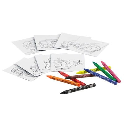 SADA FAREBNICE 8 pasteliek 8 omaľovánok