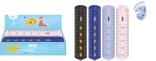 Flexi pravítko BB Kids 15cm