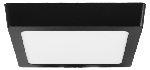 Prisadený LED panel 6W, neblikavý, CCD, štvorcový, silný, neutrálny