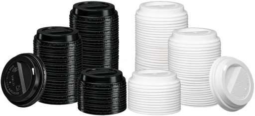 TESNÉ viečka viečka NA PAPIEROVÉ KEGA 250ml 80mm