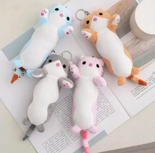 Keychain Batoh Prívesok na kľúče Plyšová mačka pre deti