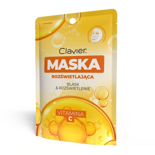 Clavier rozjasňujúca maska na tvár s vitamínom C