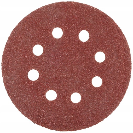 DISKOVÝ BRÚSNY DISK S BRÚSNYM KOTÚČOM NA VELCRO SADR P60 125MM 10 KS