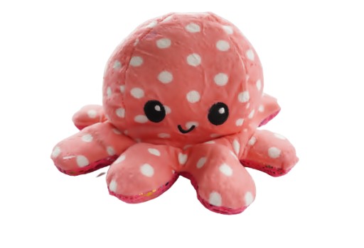Obojstranný maskot chobotnice, PINK C5927