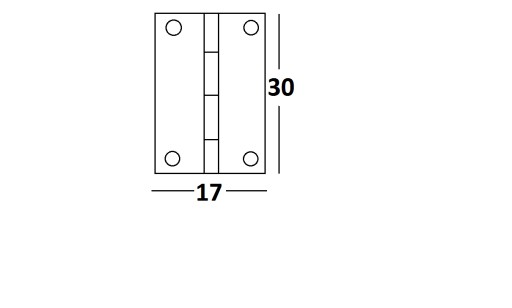 Pletený záves ZSM30/17 30x17x0,7 8 ks