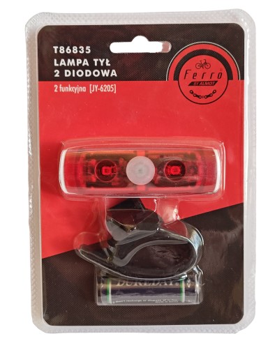 BICYKEL ZADNÉ SVETLO 2 LED 2 FUNKCIE HORIZONTÁLNE/VERTIKÁLNE RÝCHLE DEMONTÁŽ