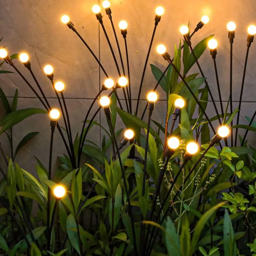 Solárna lampa Púpavové gule Záhradné gule 70cm + Twilight Senzor