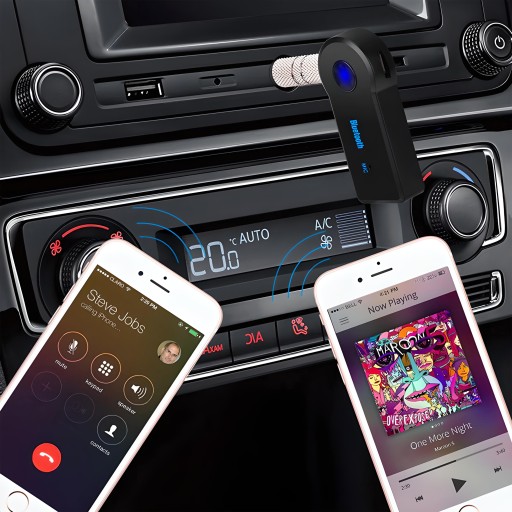 PRIJÍMAČ ZVUKU ADAPTÉR BLUETOOTH AUX MINIJACK