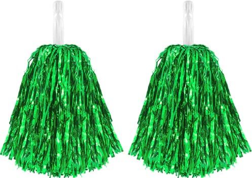 Zelené pom poms CHEERLEADER CHEERLEADER 2 kusy