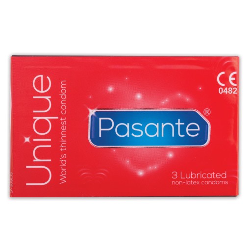 PASANTE UNIKÁTNE NELATEXOVÉ KONDÓMY, 3 KUSY